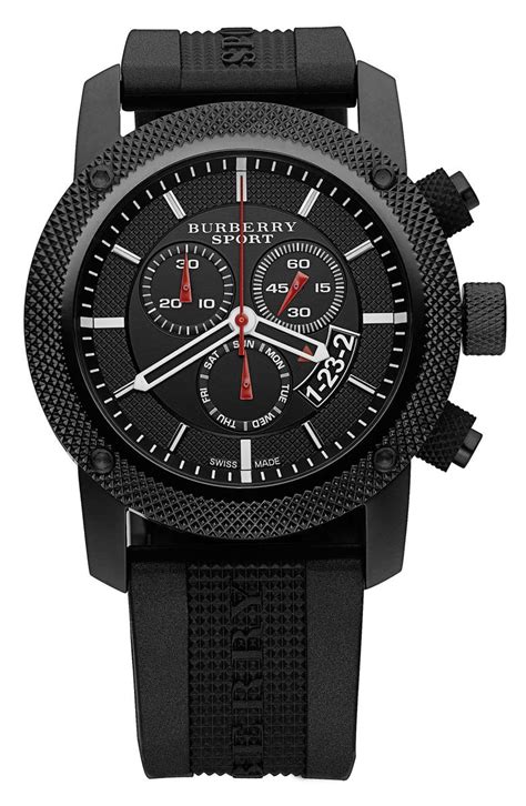 burberry sport watch black|burberry luxury watches.